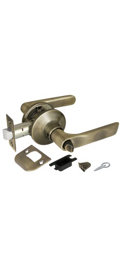 Ручка защелка DK624 AB-BK (6024 AB-B) (фик.) бронза