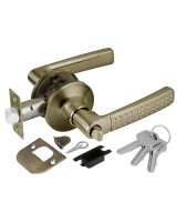 Ручка защелка DK626 AB-ET (6026 AB-E) (кл./фик.) бронза