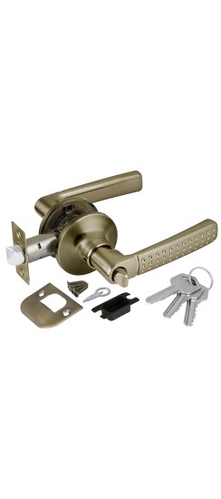 Ручка защелка DK626 AB-ET (6026 AB-E) (кл./фик.) бронза