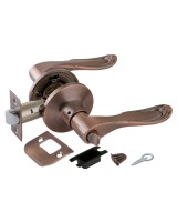 Ручка защелка DK630 AC-BK (6030 AC-B) (фик.) медь
