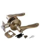 Ручка защелка DK630 AB-BK (6030 AB-B) (фик.) бронза