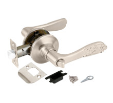 Ручка защелка DK633 SN-BK (6033 SN-B) (фик.) мат. никель