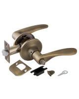 Ручка защелка DK620 MAB-BK (6020 MAB-B) (фик.) мат. бронза