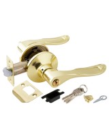 Ручка защелка DK630 PB-ET (6030 PB-E) (кл./фик.) золото