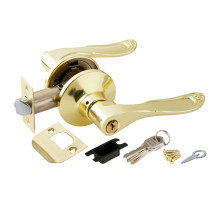 Ручка защелка DK630 PB-ET (6030 PB-E) (кл./фик.) золото