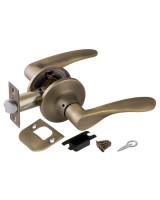 Ручка защелка DK620 MAB-PS (6020 MAB-P) (без фик.) мат. бронза