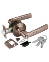 Ручка защелка DK626 AC-ET (6026 AC-E) (кл./фик.) медь