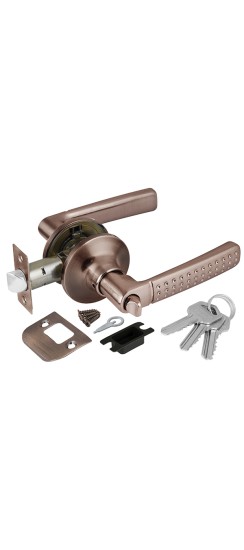 Ручка защелка DK626 AC-ET (6026 AC-E) (кл./фик.) медь