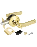 Ручка защелка DK626 PB-BK (6026 PB-B) (фик.) золото