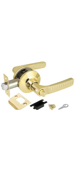 Ручка защелка DK626 PB-BK (6026 PB-B) (фик.) золото