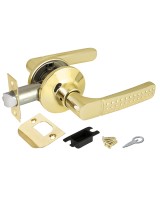 Ручка защелка DK626 PB-PS (6026 PB-P) (без фик.) золото