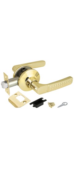 Ручка защелка DK626 PB-PS (6026 PB-P) (без фик.) золото