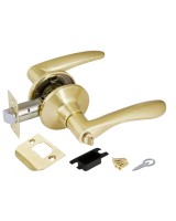 Ручка защелка DK620 SB-BK (6020 SB-B) (фик.) мат. золото