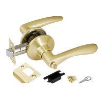 Ручка защелка DK620 SB-BK (6020 SB-B) (фик.) мат. золото