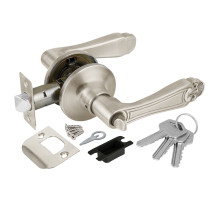 Ручка защелка DK637 SN-ET (6037 SN-E) (кл./фик.) мат. никель