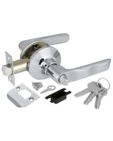 Ручка защелка DK624 CP-ET (6024 CP-E) (кл./фик.) хром