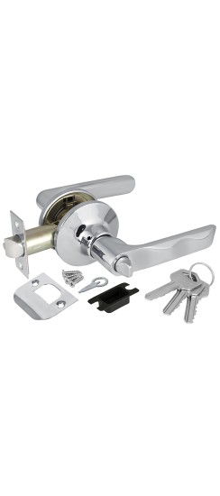 Ручка защелка DK624 CP-ET (6024 CP-E) (кл./фик.) хром