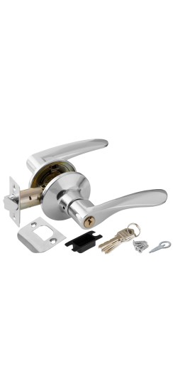 Ручка защелка DK620 CP-ET (6020 CP-E) (кл./фик.) хром