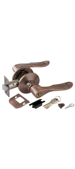 Ручка защелка DK630 AC-ET (6030 AC-E) (кл./фик.) медь
