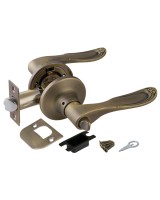 Ручка защелка DK630 MAB-BK (6030 MAB-B) (фик.) мат.бронза