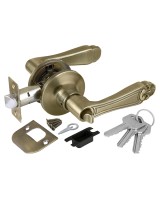 Ручка защелка DK637 AB-ET (6037 AB-E) (кл./фик.) бронза