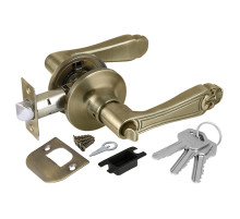 Ручка защелка DK637 AB-ET (6037 AB-E) (кл./фик.) бронза