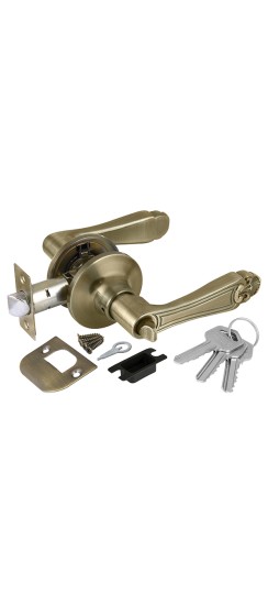 Ручка защелка DK637 AB-ET (6037 AB-E) (кл./фик.) бронза