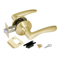 Ручка защелка DK620 SB-PS (6020 SB-P) (без фик.) мат. золото
