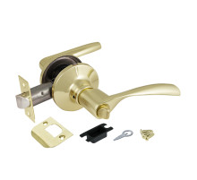 Ручка защелка DK610 PB-BK (6010 PB-B) (фик.) золото