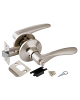 Ручка защелка DK620 SN-BK (6020 SN-B) (фик.) мат. никель