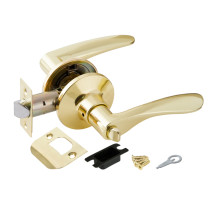 Ручка защелка DK620 PB-BK (6020 PB-B) (фик.) золото