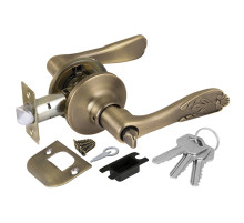 Ручка защелка DK633 MAB-ET (6033 MAB-E) (кл./фик.) мат.бронза