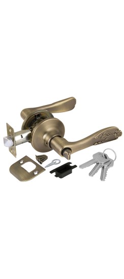 Ручка защелка DK633 MAB-ET (6033 MAB-E) (кл./фик.) мат.бронза