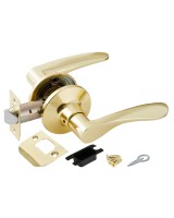 Ручка защелка DK620 PB-PS (6020 PB-P) (без фик.) золото