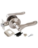 Ручка защелка DK630 SN-BK (6030 SN-B) (фик.) мат.никель