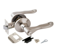 Ручка защелка DK630 SN-BK (6030 SN-B) (фик.) мат.никель