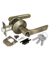 Ручка защелка DK624 AB-ET (6024 AB-E) (кл./фик.) бронза