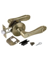 Ручка защелка DK637 AB-PS (6037 AB-P) (без фик.) бронза