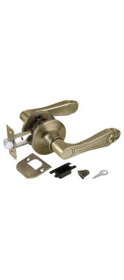 Ручка защелка DK637 AB-PS (6037 AB-P) (без фик.) бронза