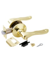 Ручка защелка DK630 PB-BK (6030 PB-B) (фик.) золото