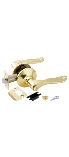 Ручка защелка DK630 PB-BK (6030 PB-B) (фик.) золото