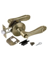 Ручка защелка DK637 AB-BK (6037 AB-B) (фик.) бронза