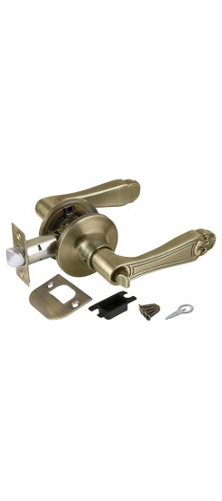 Ручка защелка DK637 AB-BK (6037 AB-B) (фик.) бронза