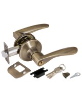 Ручка защелка DK620 AB-ET (6020 AB-E) (кл./фик.) бронза