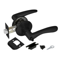 Ручка защелка DK620 BL-BK (6020 BL-B) (фик.) черный