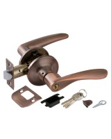 Ручка защелка DK620 AC-ET (6020 AC-E) (кл./фик.) медь