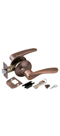 Ручка защелка DK620 AC-ET (6020 AC-E) (кл./фик.) медь