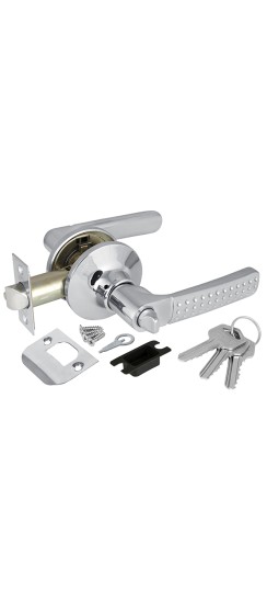 Ручка защелка DK626 CP-ET (6026 CP-E) (кл./фик.) хром