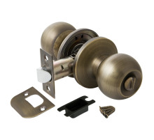 Ручка защелка DK672 MAB-BK (6072 MAB-B) (фик.) мат. бронза