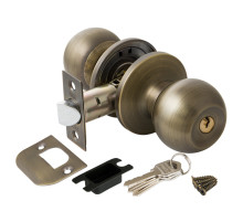 Ручка защелка DK672 MAB-ET (6072 MAB-E) (кл./фик.) мат. бронза